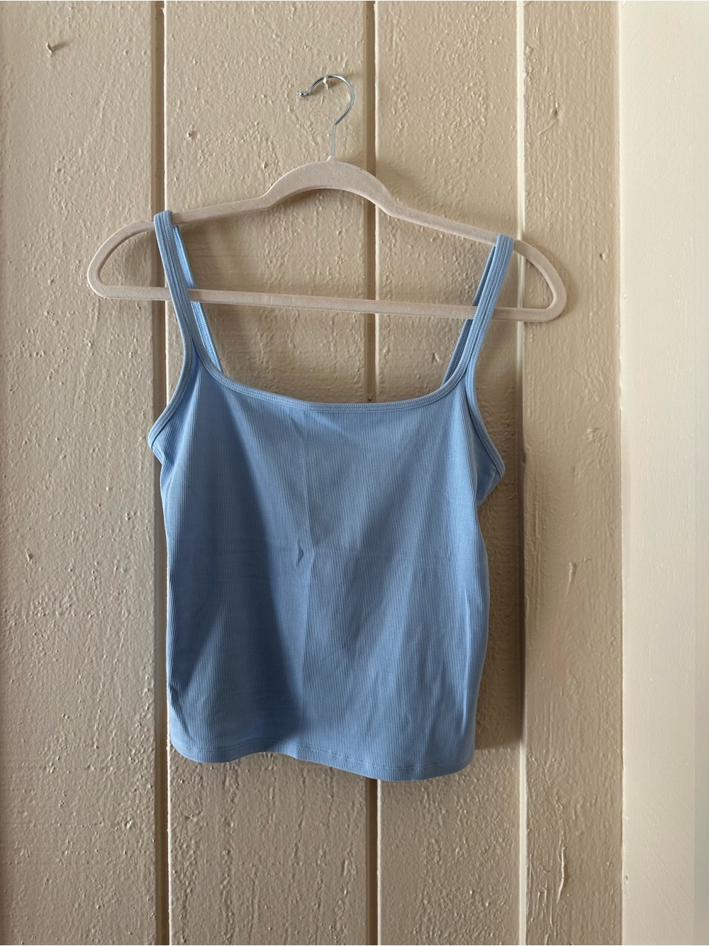 EXCELLENT VUORI BABY BLUE RIBBED TANK TOP WOW XS